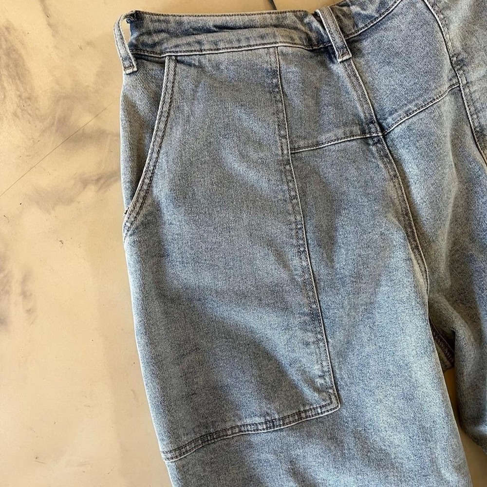 Special A 90s Baggy Wide Leg Jeans Relaxed Fit Blue Denim Size 7